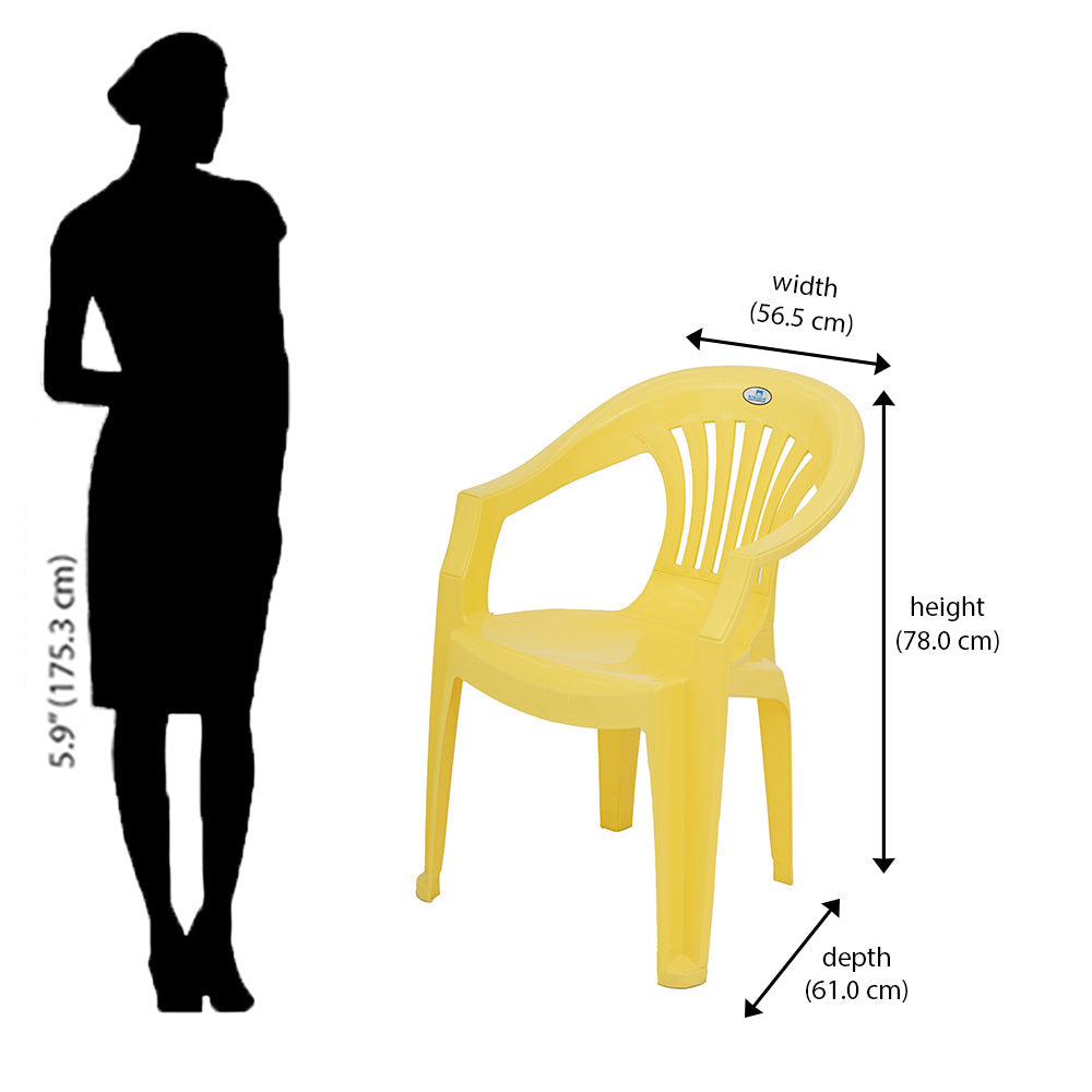 Nilkamal CHR2101 Plastic Arm Chair