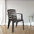 Nilkamal CHR2135 Plastic Arm Chair (Weather Brown)