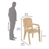 Nilkamal CHR2146 Plastic Arm Chair