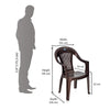 Nilkamal CHR2175 Plastic Arm Chair