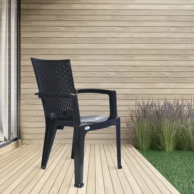 Nilkamal CHR2225 Plastic Arm Chair - Slight Side View-3