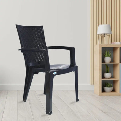 Nilkamal CHR2225 Plastic Arm Chair - Slight Side View-4