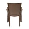Nilkamal CHR2225 Plastic Arm Chair (Rattan Dark Beige)