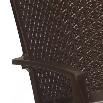 Nilkamal CHR2225 Plastic Arm Chair - Armrest Close-up View