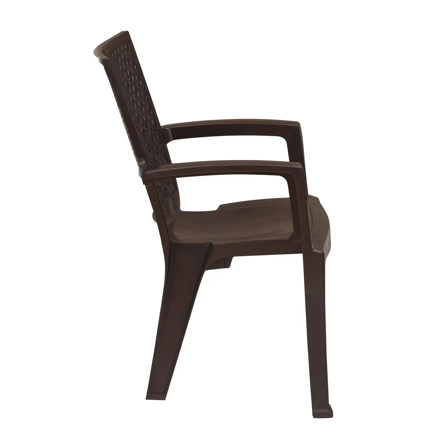 Nilkamal CHR2225 Plastic Arm Chair - Side View