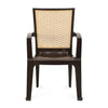 Nilkamal CHR2226 Plastic Arm Chair (Season Rust Brown & Biscuit) - Front View