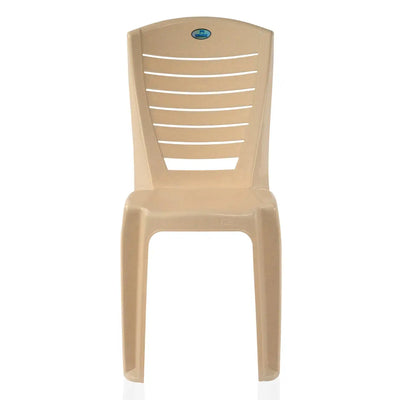 Nilkamal CHR4025 Plastic Armless Chair (Marble Beige)