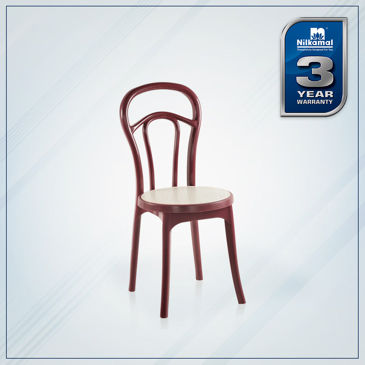 Nilkamal CHR 4040 without Cushion Armless Chair