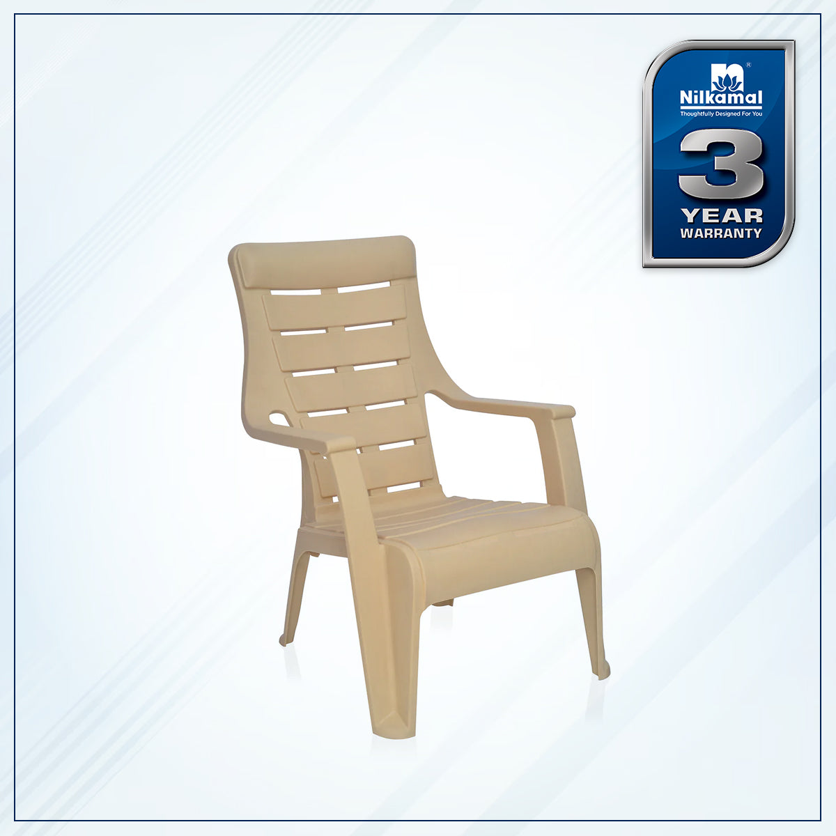 Nilkamal Sunday Plastic Arm Chair