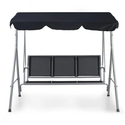 Nilkamal Comfy 3 Seater Swing (Grey / Black)