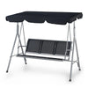Nilkamal Comfy 3 Seater Swing (Grey / Black)