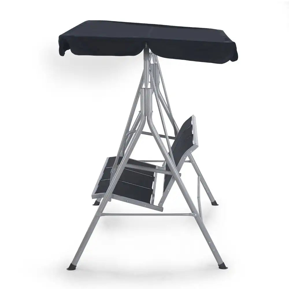 Nilkamal Comfy 3 Seater Swing (Grey / Black)