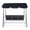 Nilkamal Comfy 3 Seater Swing (Grey / Black)