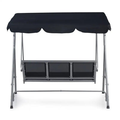 Nilkamal Comfy 3 Seater Swing (Grey / Black)