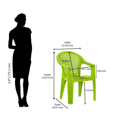 Nilkamal Comfy Plastic Arm Chair