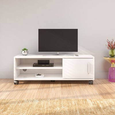 Nilkamal Cora TV Unit (Frosty White)
