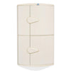 Nilkamal 2 Door Plastic Storage Corner Cabinet (Ivory)