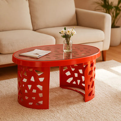 Nilkamal Crystal Plastic Centre Table