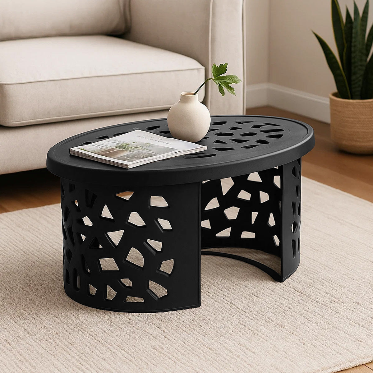 Nilkamal Crystal Plastic Centre Table