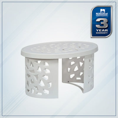 Nilkamal Crystal Plastic Centre Table