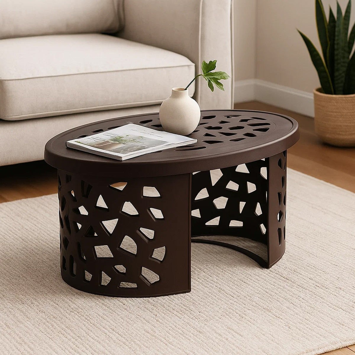 Nilkamal Crystal Plastic Centre Table