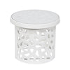 Nilkamal Crystal Plastic Outdoor Set with 2 Chairs and 1 Table (Milky White)
