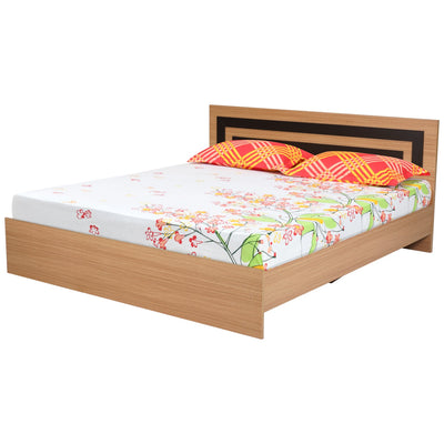 Nilkamal Cyril King Bed (Urban Teak)