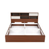 Nilkamal Drift Calipso Queen Bed With Storage (Classic Plank Walnut/White)