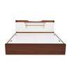 Nilkamal Hawk Calipso Queen Bed With Storage (Classic Plank Walnut/White)