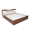 Nilkamal Hawk Calipso Queen Bed With Storage (Classic Plank Walnut/White)