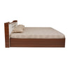 Nilkamal Hawk Calipso King Bed With Storage (Classic Plank Walnut/White)