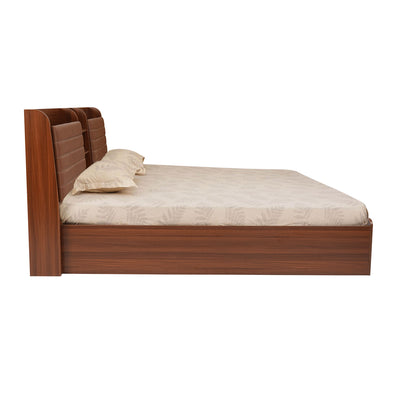 Nilkamal Tokyo Calipso King Bed With Storage (Classic Plank Walnut)