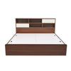 Nilkamal Drift Calipso King Bed Without Storage (Classic Plank Walnut/White)