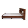 Nilkamal Drift Calipso Queen Bed Without Storage (Classic Plank Walnut/White)