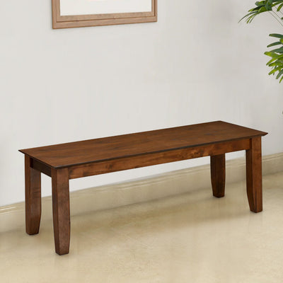 Nilkamal Carter Multi Use Long Sitting Bench for Living Room | Dining Room (Antique Oak)