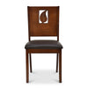 Nilkamal Rover Dining Chair (Walnut Brown)