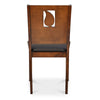 Nilkamal Rover Dining Chair (Walnut Brown)