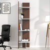 Nilkamal Cliff 4 Tier Bookshelf (Urban Walnut / Oak White)