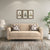 Nilkamal Cooper Fabric 3 Seater Sofa with Cushions (Beige)