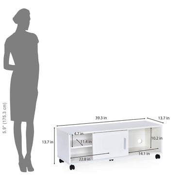 Nilkamal Cora TV Unit (Frosty White)