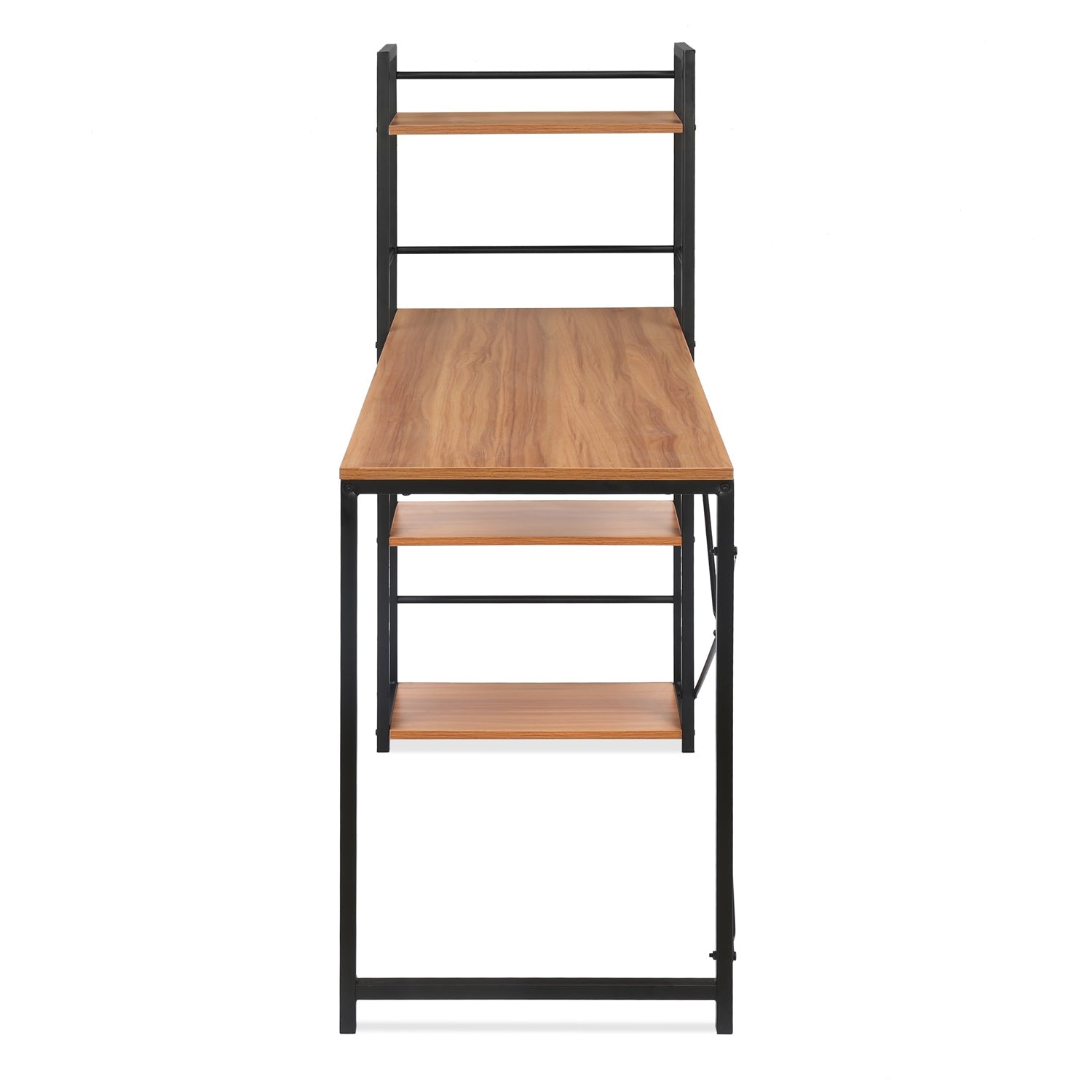 Nilkamal Dalton Desk with Bookshelf (Teak)