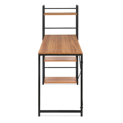 Nilkamal Dalton Desk with Bookshelf (Teak)