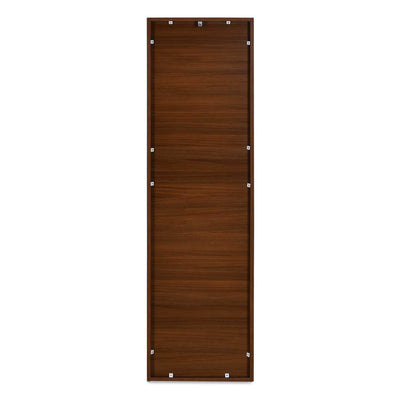 Nilkamal Sear 5 Tier Storage Cabinet (Classic Walnut & White)