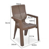 Nilkamal Ortho Comfort Plastic Arm Chair