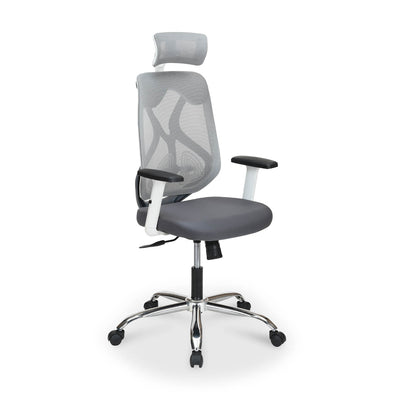 Nilkamal Verona High Back Office Chair (White & Grey)