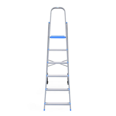 Nilkamal Rise 6 Step Steel Ladder (Grey)