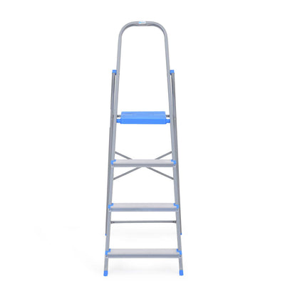 Nilkamal Rise 4 Step Steel Ladder (Grey)