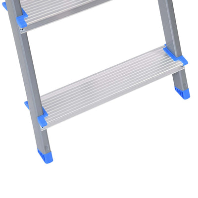 Nilkamal Rise 6 Step Steel Ladder (Grey)
