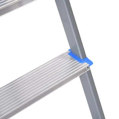 Nilkamal Rise 6 Step Steel Ladder (Grey)