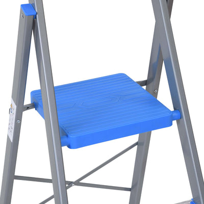 Nilkamal Rise 6 Step Steel Ladder (Grey)